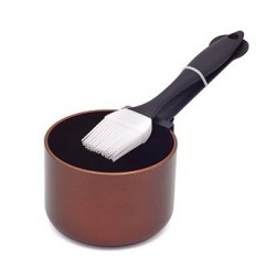 Ecopan BBQ  10cm Saucepot with Silicone Brush Bronze